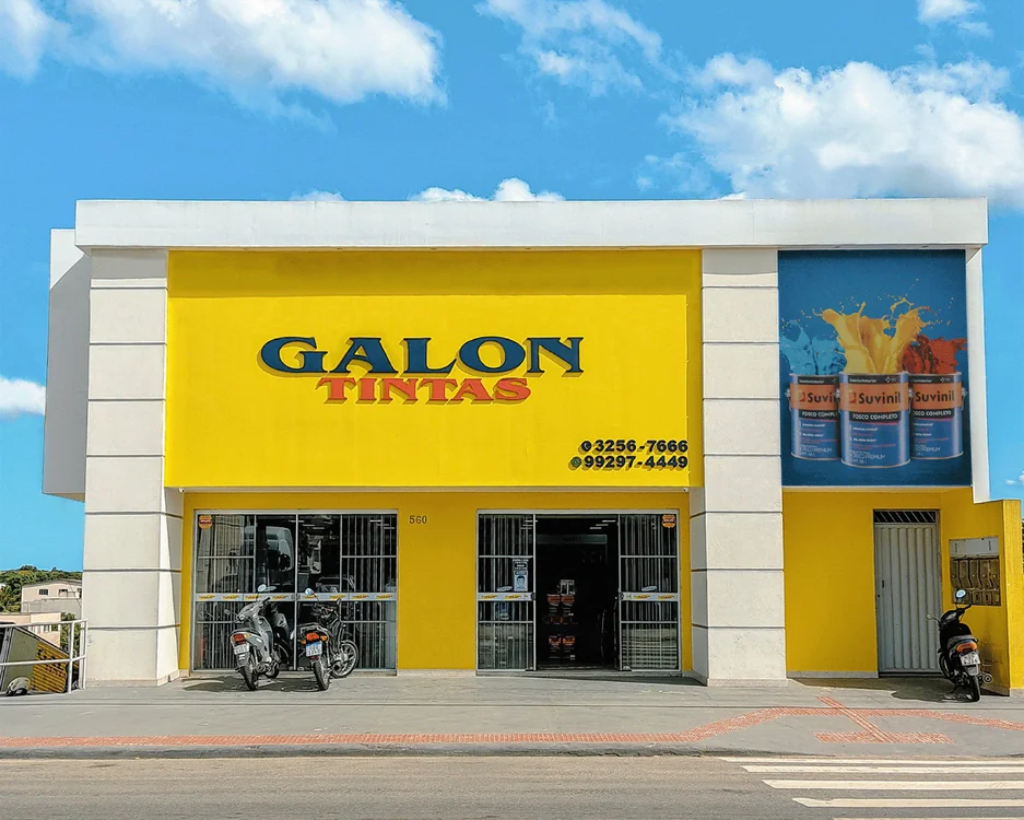 Fachada da Loja Galon Tintas em Aracruz